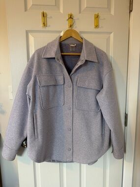Calia Lavender Utility Shacket